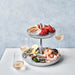 2-Tier Stainless Steel Seafood Tower