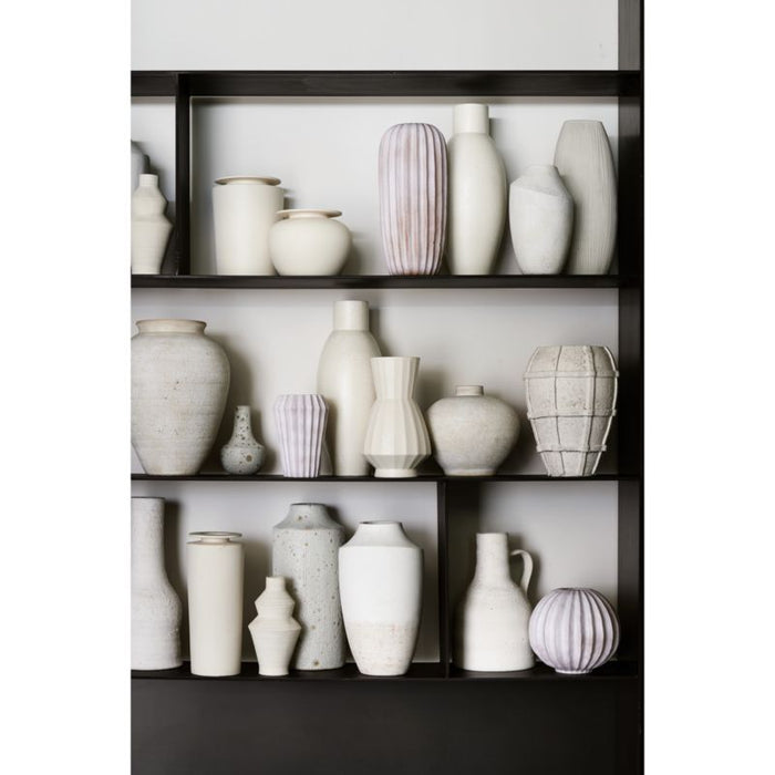 Warren White Stoneware Floor Vase 20"