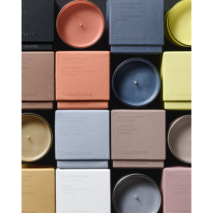 Monochrome No. 10 Ocean 1-Wick Candle - Sea Salt, Lily of the Valley and Driftwood
