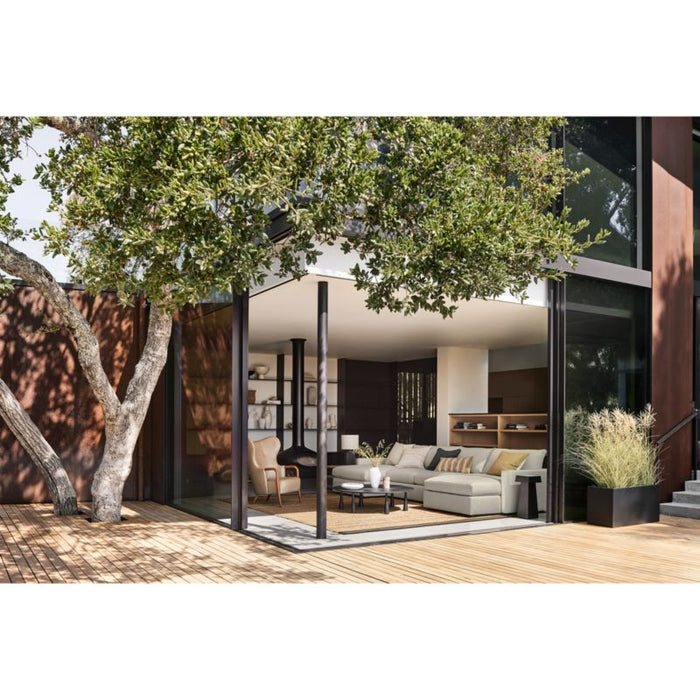 Vittoria Silk Blend Textured 23"x23" Calm Beige Throw Pillow Cover