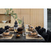Basque 82"-118" Charcoal Grey Wood Extendable Rectangular Dining Table