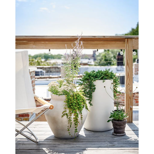 Saabira Taupe 23.25" Tall Indoor/Outdoor Planter