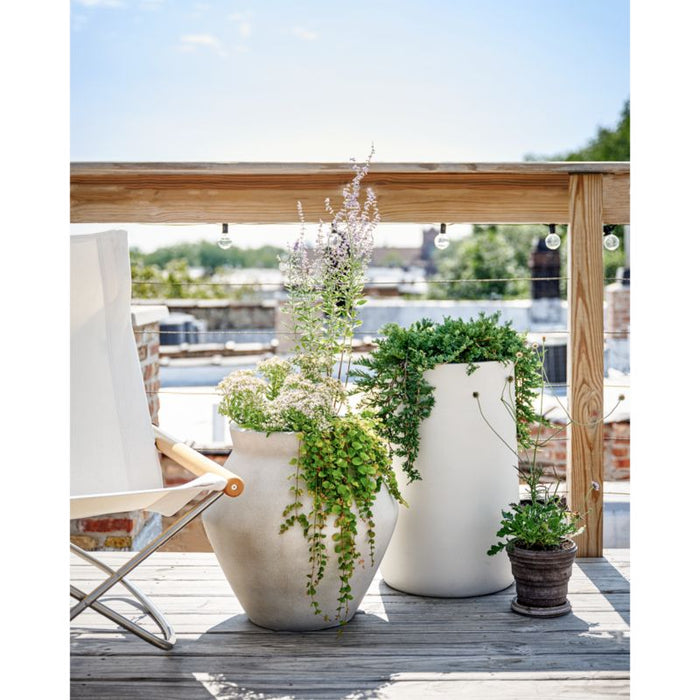 Wabi Medium Sand Fiberstone Planter by Leanne Ford