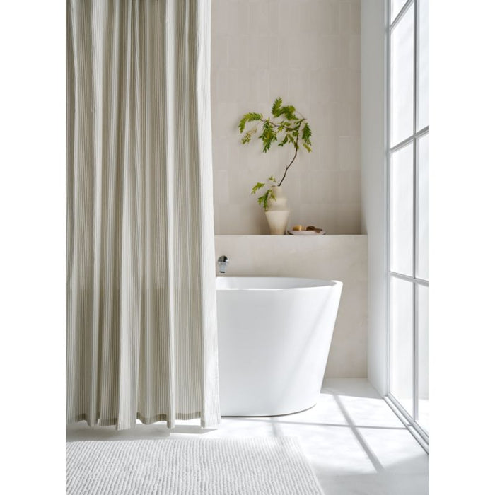 Rylan Organic Cotton White Bath Mat 24"x60"