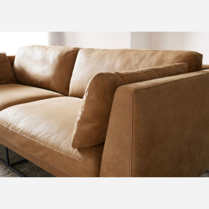 Delancey Leather Sofa 88"