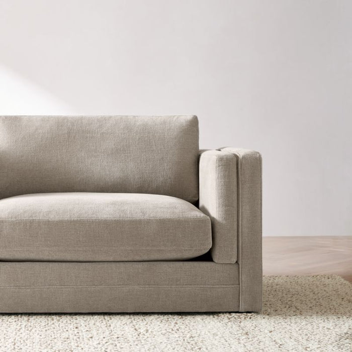 Big Sur Wool Handwoven Brown Area Rug 6'x9'