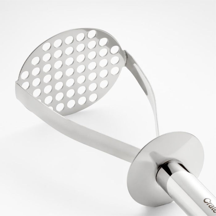 Crate & Barrel Stainless Steel Potato Masher
