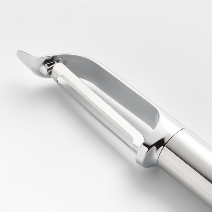 Crate & Barrel Stainless Steel Straight Peeler