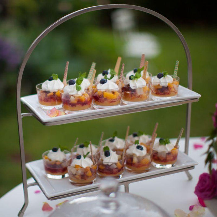 Cambridge 2-Tier Server with Plates - Crate and Barrel Philippines