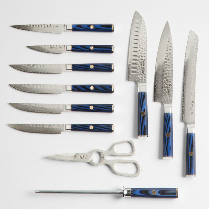 Cangshan ® Kita Blue 12-Piece HUA Knife Block Set
