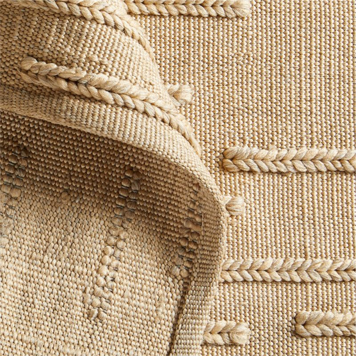 Capri Performance Indoor/Outdoor Sand Brown Area Rug 6'x9'