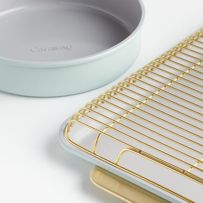 Caraway Silt Green Complete Ceramic Bakeware Set