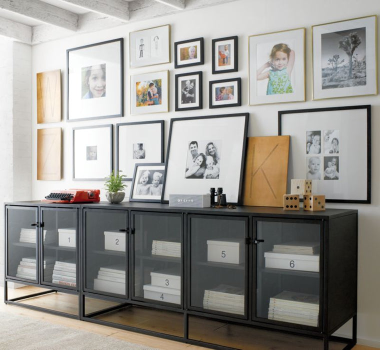 Casement Black Large Sideboard