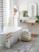 Edge Brass Rounded Rectangle Mirror