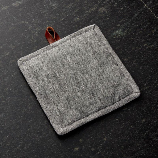 Chambray Grey Pot Holder - Crate and Barrel Philippines