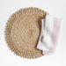 Caliente Round Jute Woven Placemat