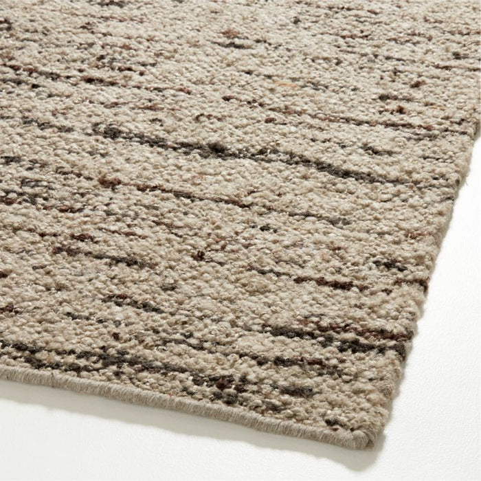 Chicago Performance Flatweave Handwoven Taupe Brown Area Rug 6'x9'