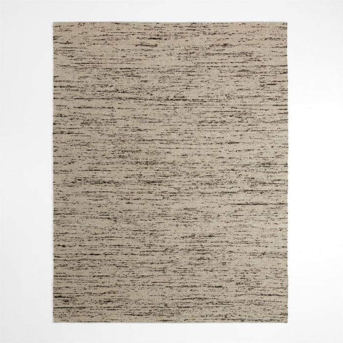 Chicago Performance Flatweave Handwoven Taupe Brown Area Rug 6'x9'
