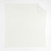 Organic Cotton 80"x80" Bright White Chunky Knit Bed Throw Blanket
