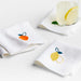 Citrus Embroidered European Flax ¬Æ-Certified Linen Cocktail Napkins, Set of 4
