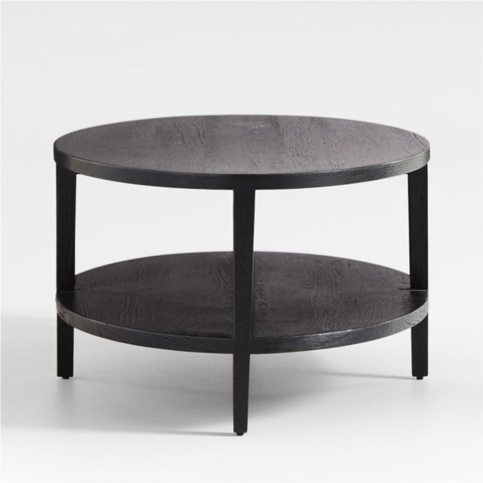 Clairemont Oval Ebonized 60" Coffee Table