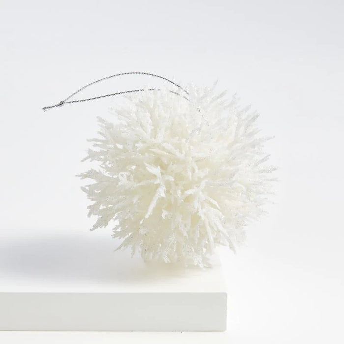 White Coral Cluster Christmas Tree Ornament