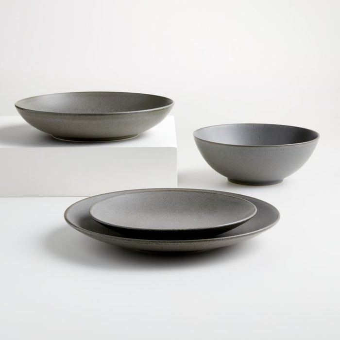 Craft Charcoal Grey Coupe Salad Plate