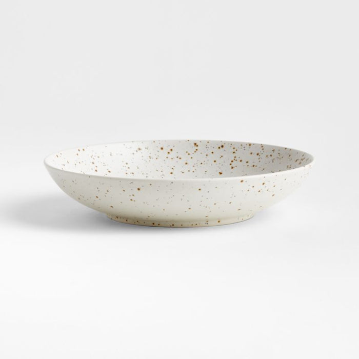 Craft 10" Speckled White Low Bowl