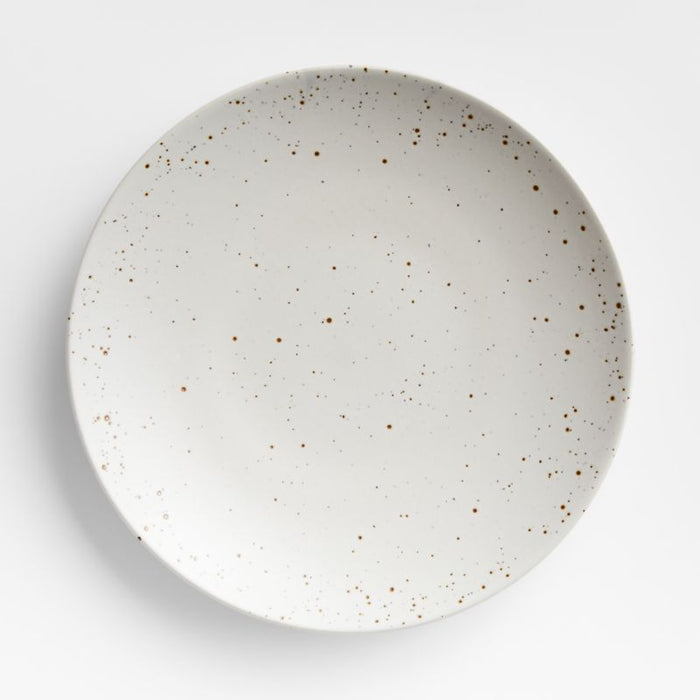 Craft Speckled White Coupe Dinner Plate