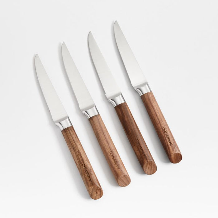 Crate & Barrel Steak Knives, Set of 4