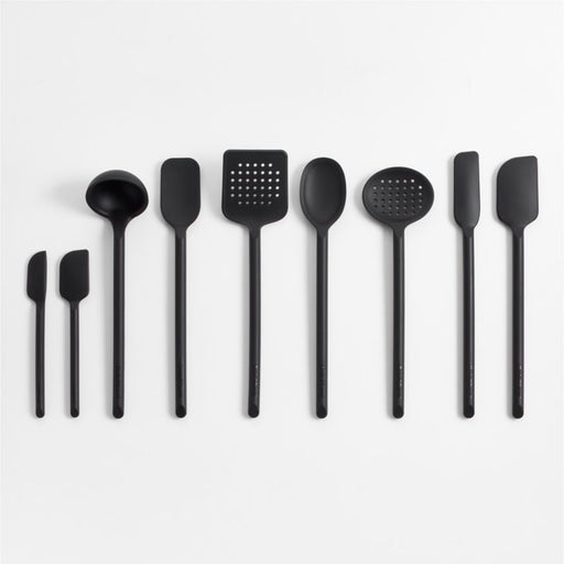 Crate & Barrel Black Silicone Spoonula