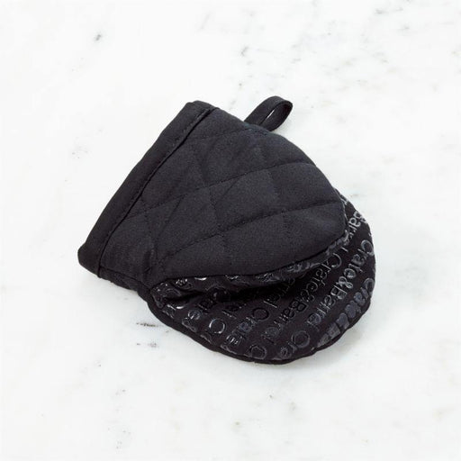 Crate and Barrel Black Mini Oven Mitt with Silicone Grip - Crate and Barrel Philippines