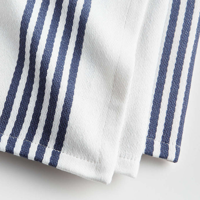 Cuisine Stripe Indigo Dish Towels, Set of 2