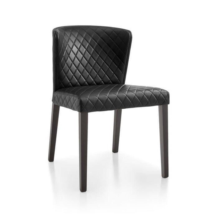 Curran Quilted Onyx Dining Chair - Crate and Barrel Philippines