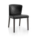 Curran Quilted Onyx Dining Chair
