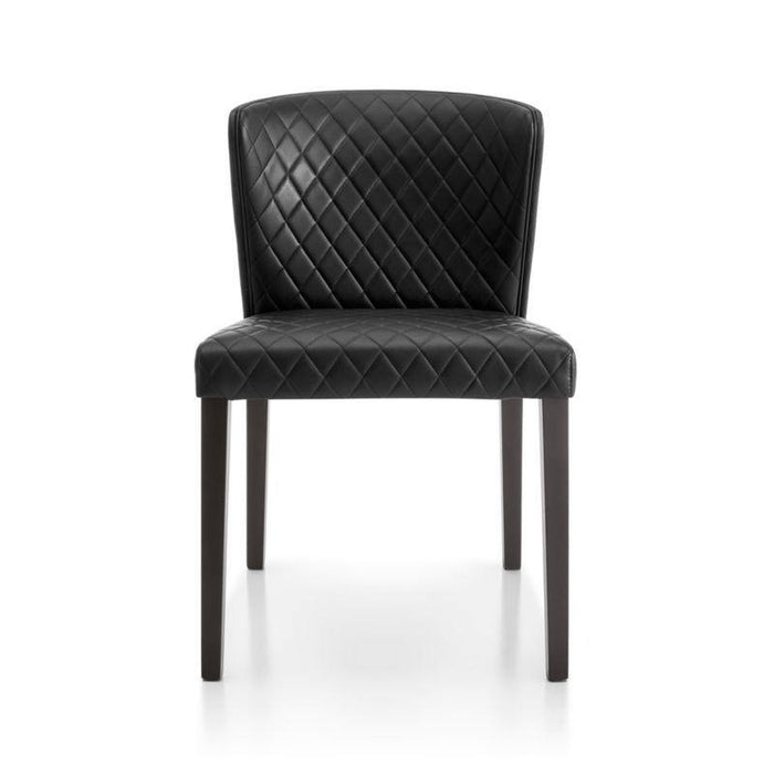 Curran Quilted Onyx Dining Chair - Crate and Barrel Philippines