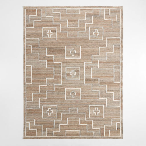 Cuzco Performance Handwoven Sand Brown Area Rug 6'x9'