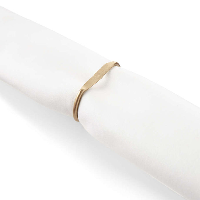 Dainty Gold Napkin Rings, Set of 3