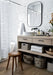 Edge Brass Rounded Rectangle Mirror