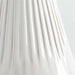 Dover Extra-Large White Ceramic Christmas Tree 15"