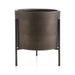 Dundee Indoor/Outdoor Bronze Low Planter with Stand