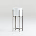 Dundee White Round Indoor/Outdoor Planter