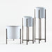 Dundee White Round Indoor/Outdoor Planter