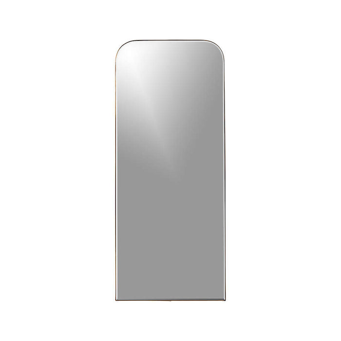Edge Brass Arch Floor Mirror