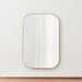 Edge Brass Rounded Rectangle Mirror