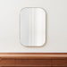 Edge Brass Rounded Rectangle Mirror