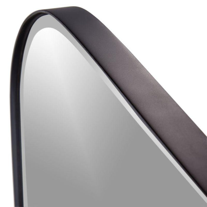 Edge Black Rounded Rectangle Mirror | Crate and Barrel Philippines
