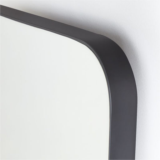 Edge Black Standing Mirror