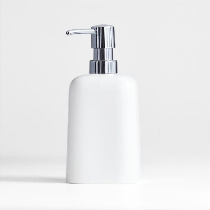 Eli White Ceramic Soap Pump