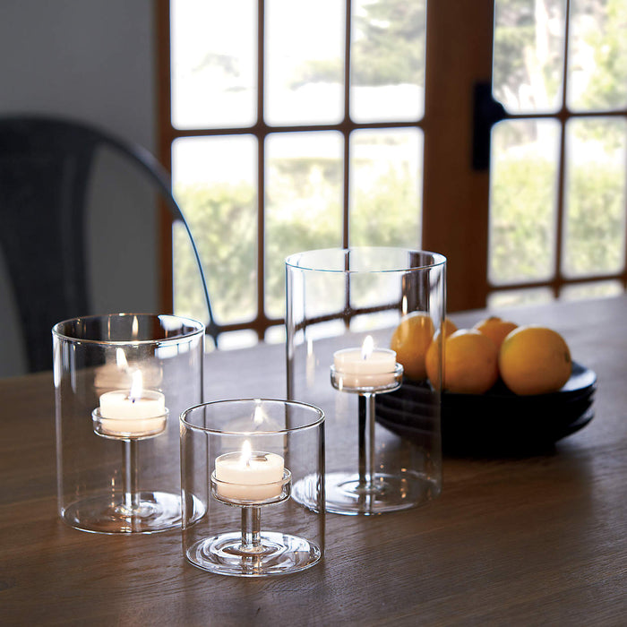 Elsa Medium Glass Tealight Candle Holder